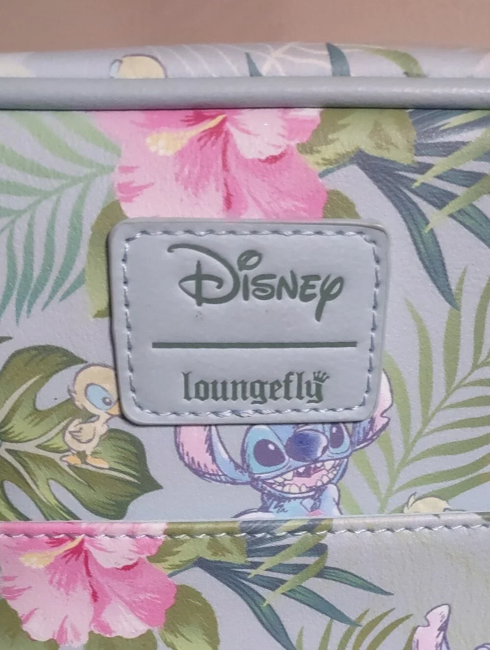 Loungefly Disney Stitch Duck Flower Square Crossbody Bag ...Approx 8